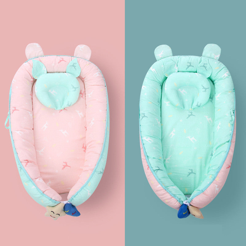 Baby's Anti-Shock and Anti-Pressure Sleeping Crib: Secure Rest for Peaceful Nights