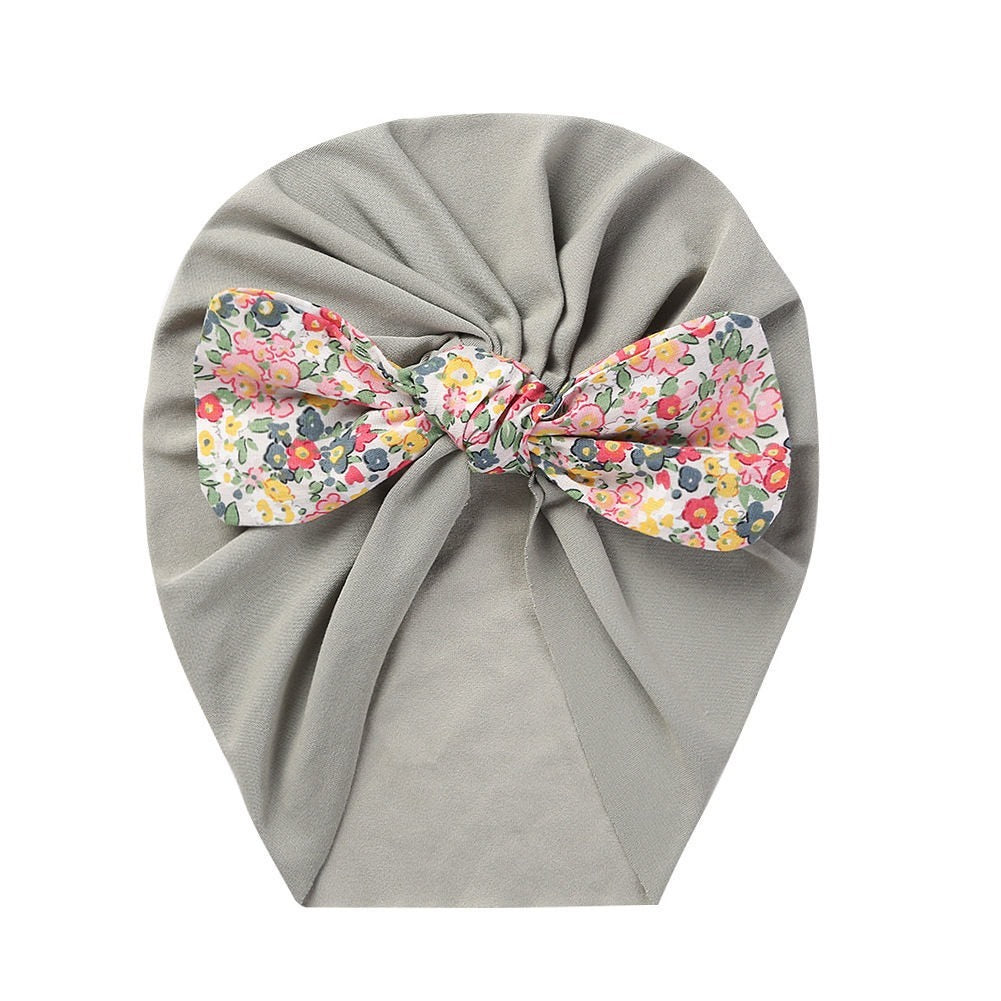 Chic and Cozy Bow-Knot Tie Thickened Warm Boneless Hat