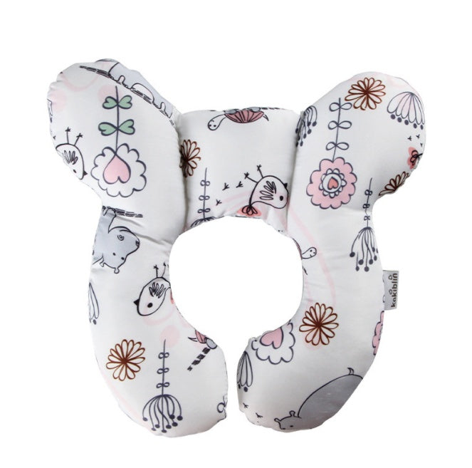 U-Shaped Infant Pillow: Safety Seat Neck Guard for Baby Bed and Stroller
