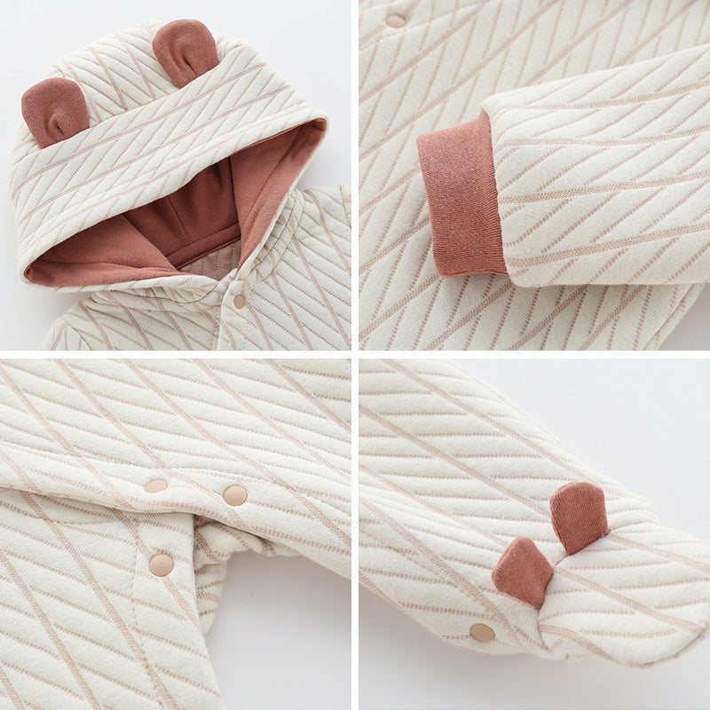 Adorable Comfort: Newborn Baby Long Sleeve Romper