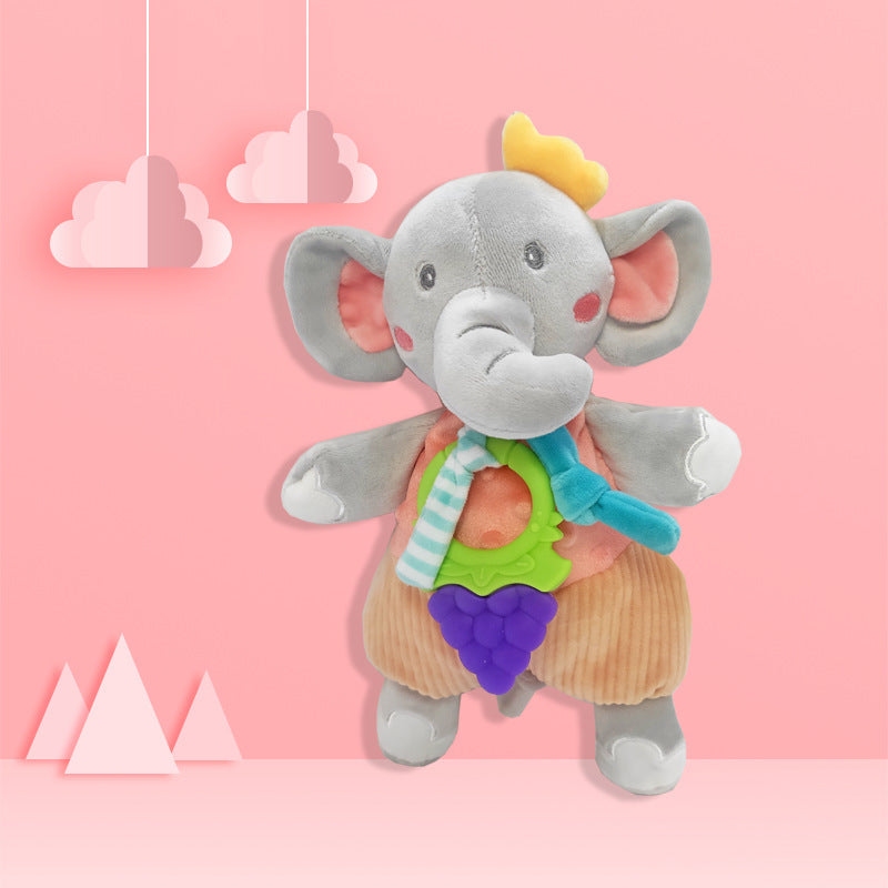 Soft and Snuggly: Comfort Towel Beanie Doll for Baby's Early Education – Adorable Cartoon Toy