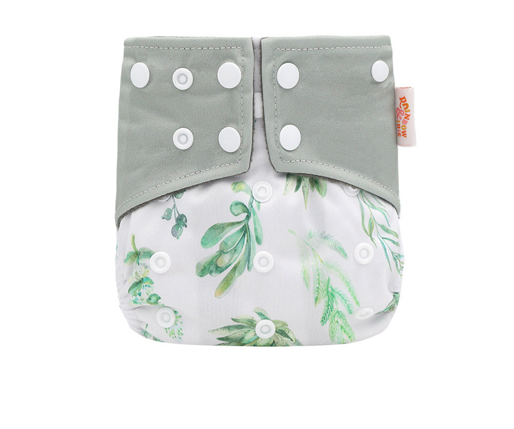 Western Style Bamboo Charcoal Washable Diapers - Digital Printing for Eco-Friendly Baby Care