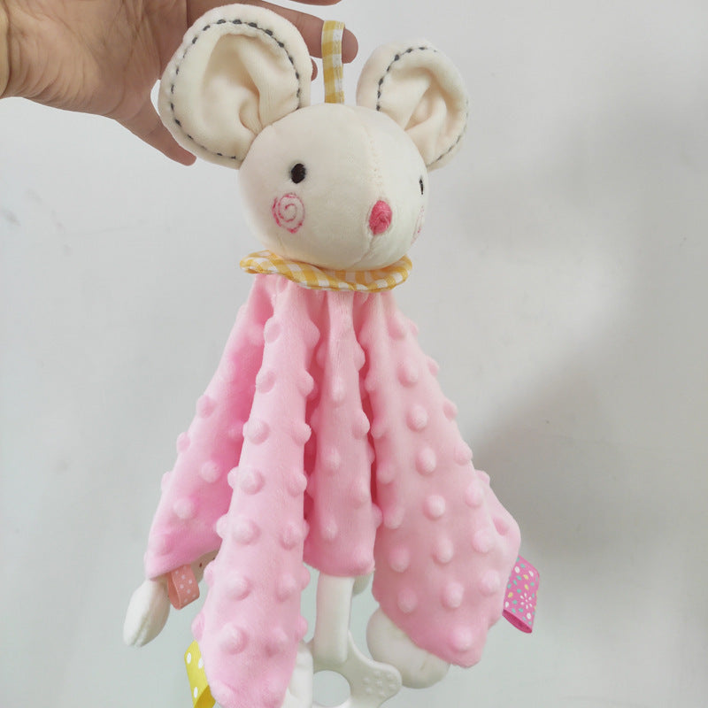 Soft and Snuggly: Comfort Towel Beanie Doll for Baby's Early Education – Adorable Cartoon Toy