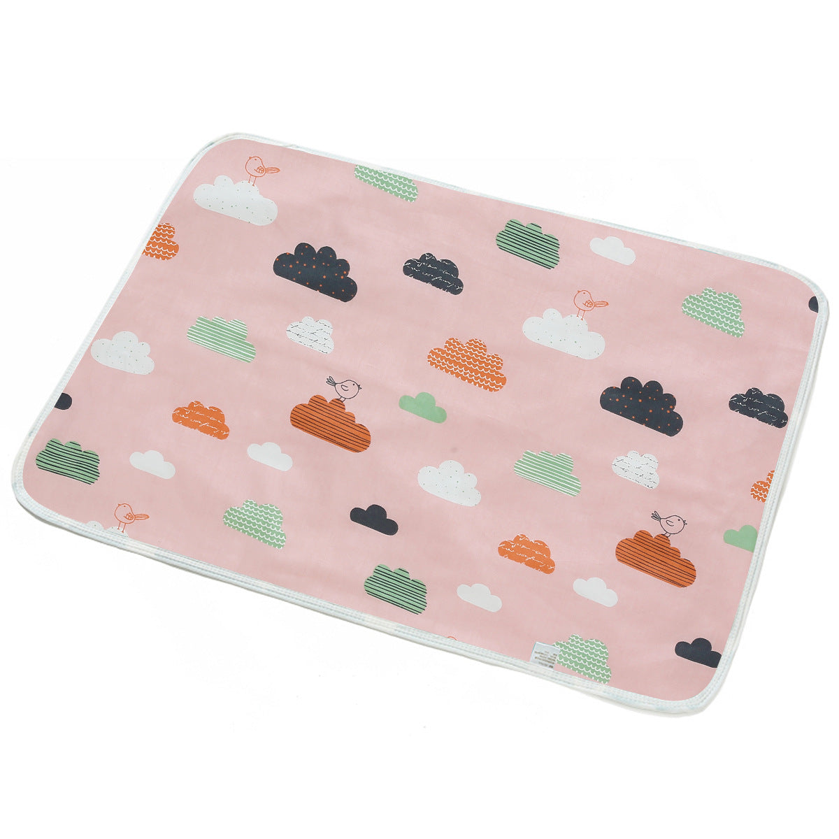 Cartoon Cotton Baby Changing Pad | Breathable, Waterproof & Comfortable