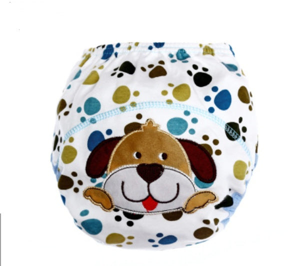 Adorable Cartoon Diaper Pants: Breathable Infant Training Pants