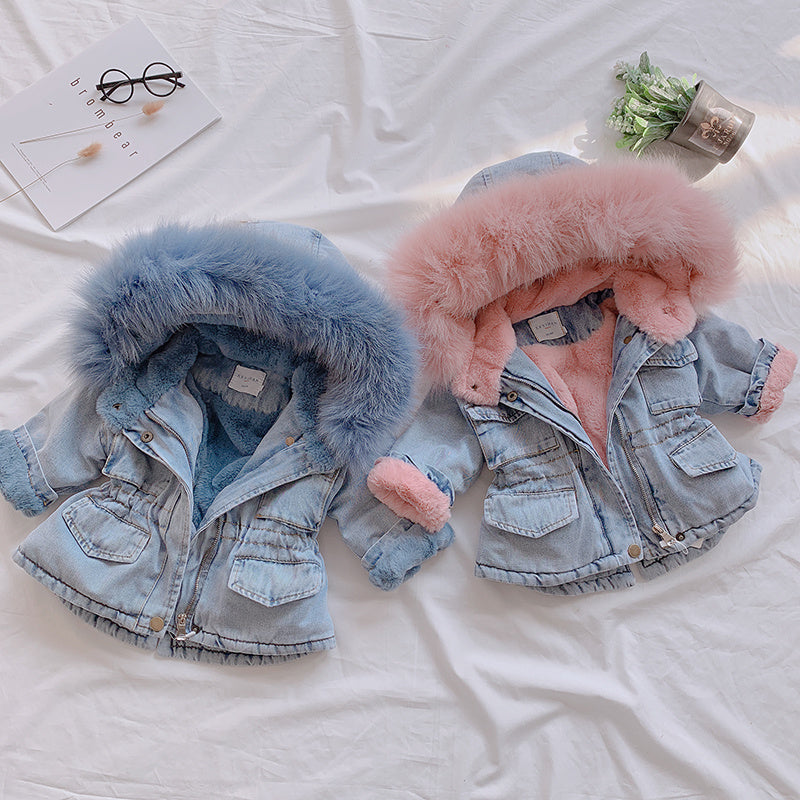 Chic and Stylish: Denim Coat for Girls - Fashionable Outerwear for Every Occasion
