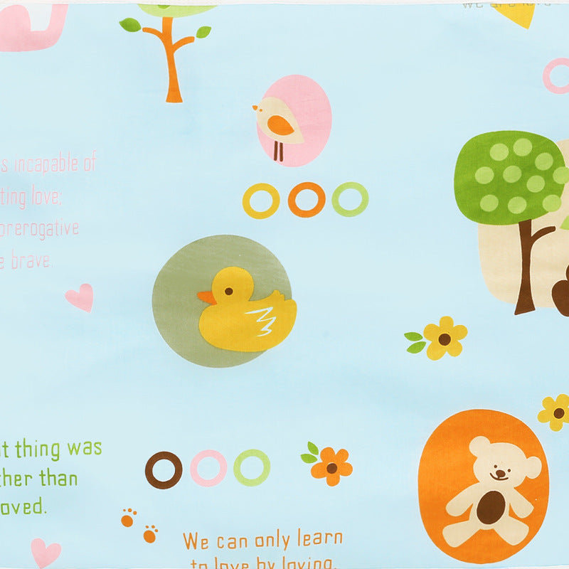 Cartoon Cotton Baby Changing Pad | Breathable, Waterproof & Comfortable