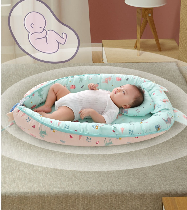 Baby's Anti-Shock and Anti-Pressure Sleeping Crib: Secure Rest for Peaceful Nights