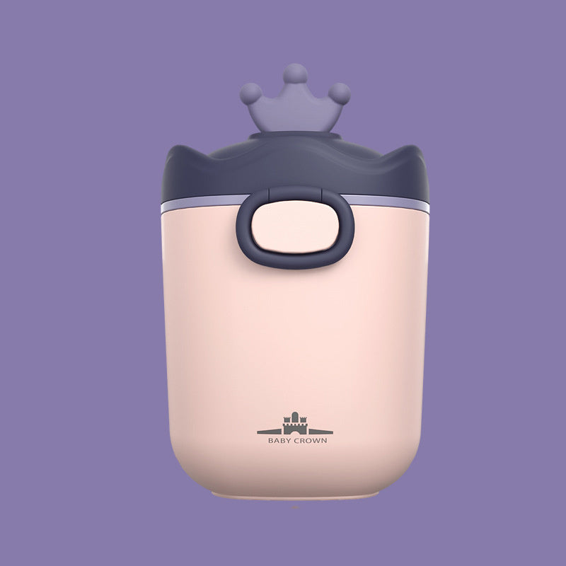 Portable Hand-Held Large Capacity Crown Milk Powder Box