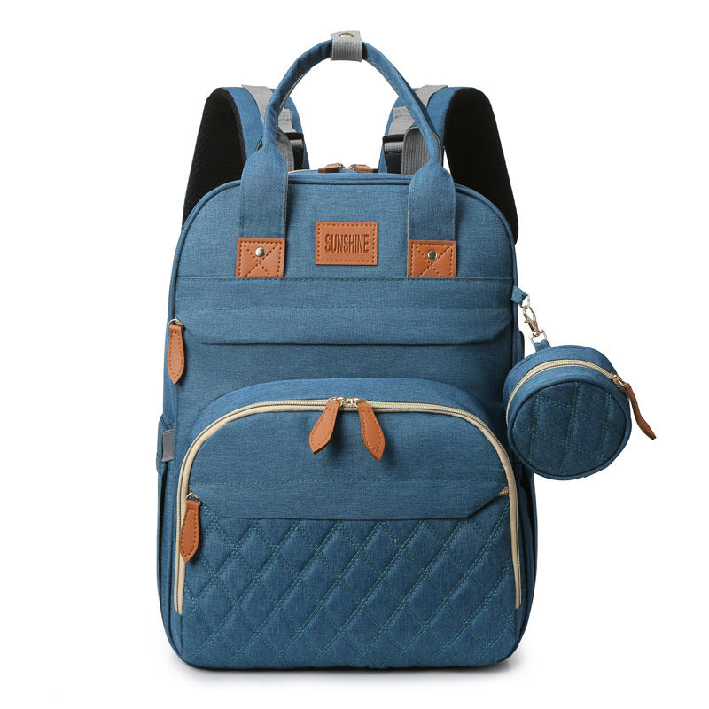 Ultimate Convenience: Expandable Diaper Bag with Insulated Pockets and Multi-Function Design