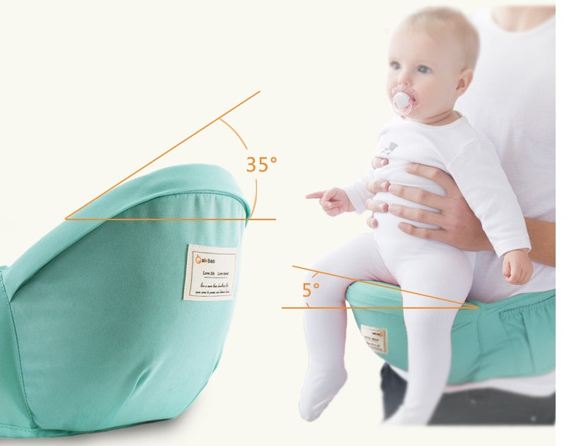 Multi-Functional Baby Waist Stool – Love Child Treasure Carrier for 3–36 Months, Printed Oxford Fabric