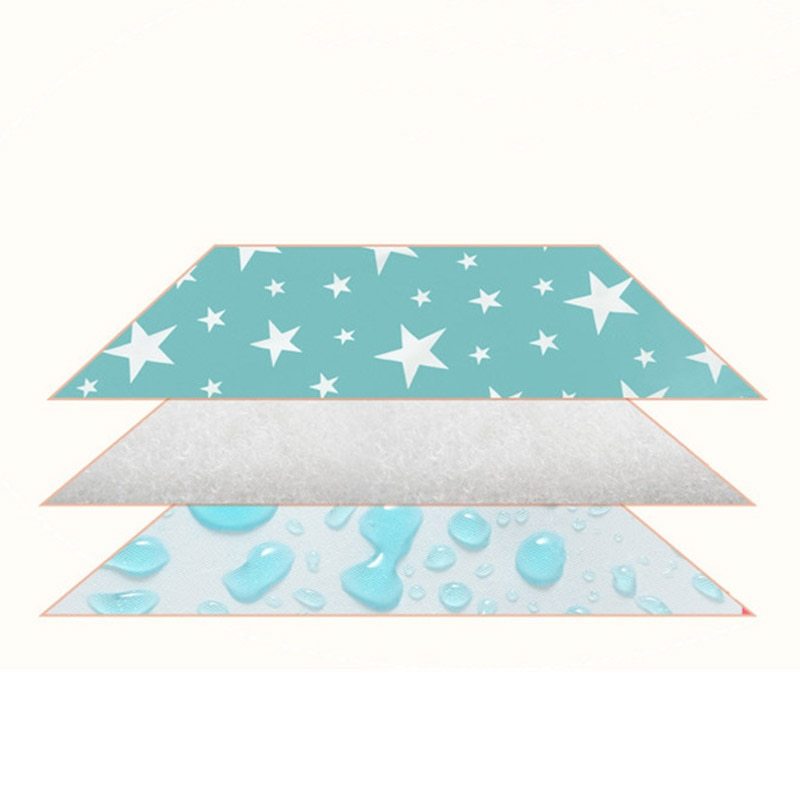 Cartoon Cotton Baby Changing Pad | Breathable, Waterproof & Comfortable