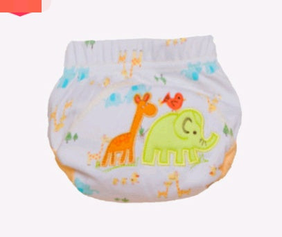 Adorable Cartoon Diaper Pants: Breathable Infant Training Pants