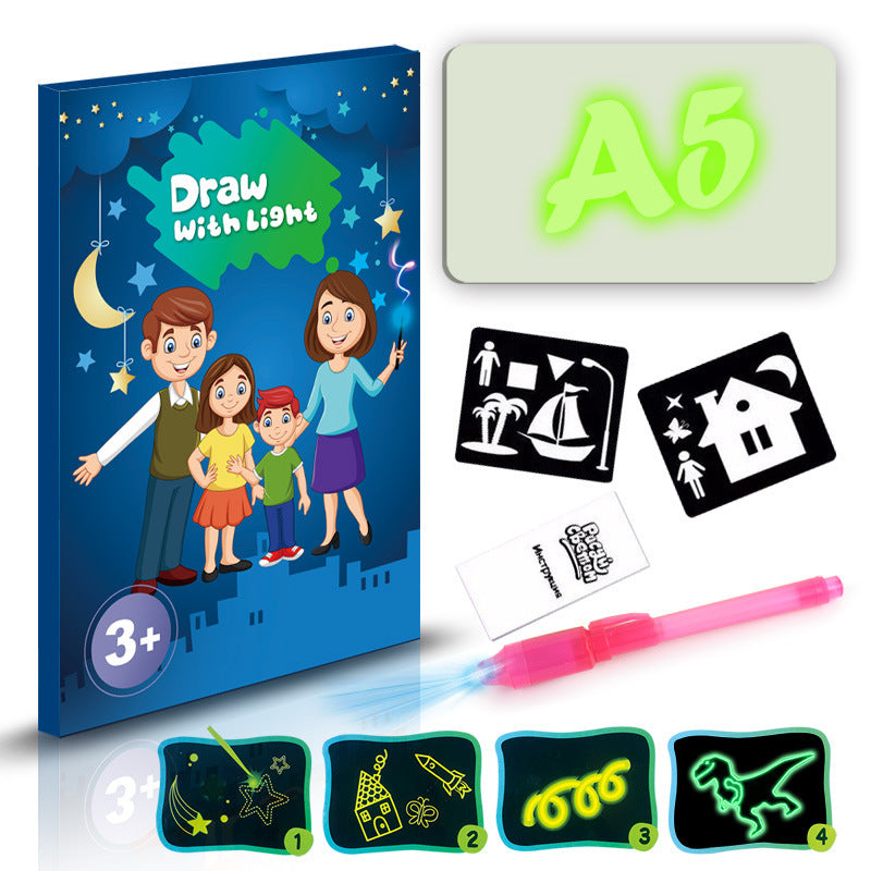 Discover Creativity: Educational 3D Magic Drawing Pad with 8 Light Effects - Perfect Puzzle Board and Sketchpad