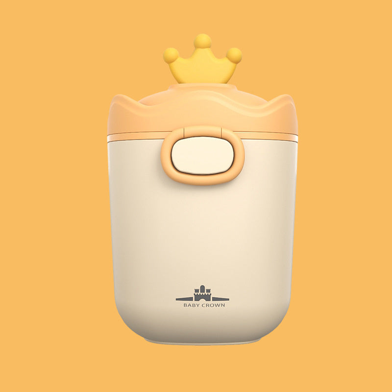 Portable Hand-Held Large Capacity Crown Milk Powder Box