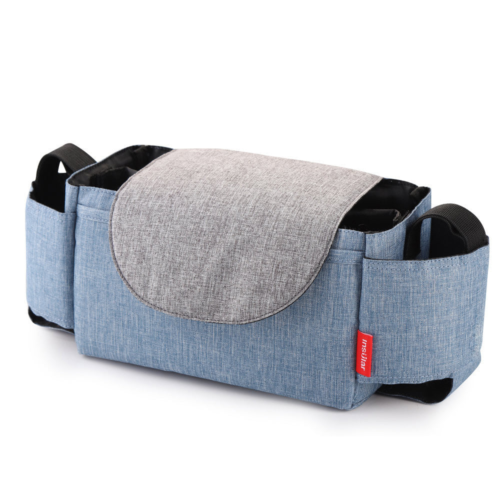 Multifunction Baby Stroller Bag Organizer - Maternity Nappy Bag with Stroller Accessories & Cup Holders - Ideal Stroller Bag