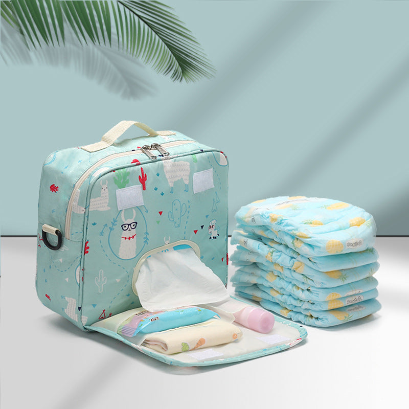 Organize with Ease: Portable and Spacious Baby Diaper Storage Bag