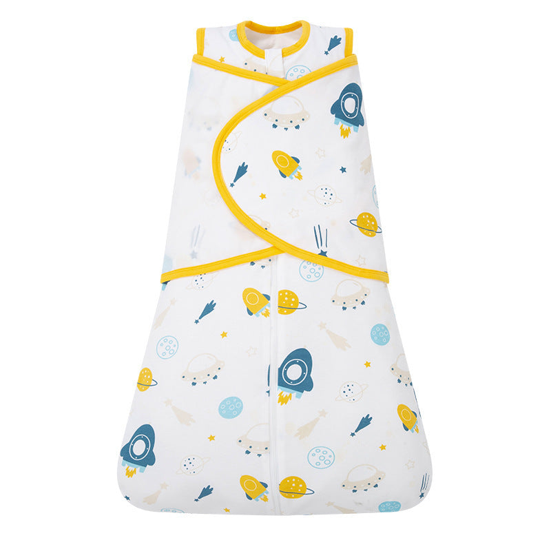 Cozy and Protective: Newborn Baby Anti-shock Cotton Sleeping Bag for Spring and Autumn