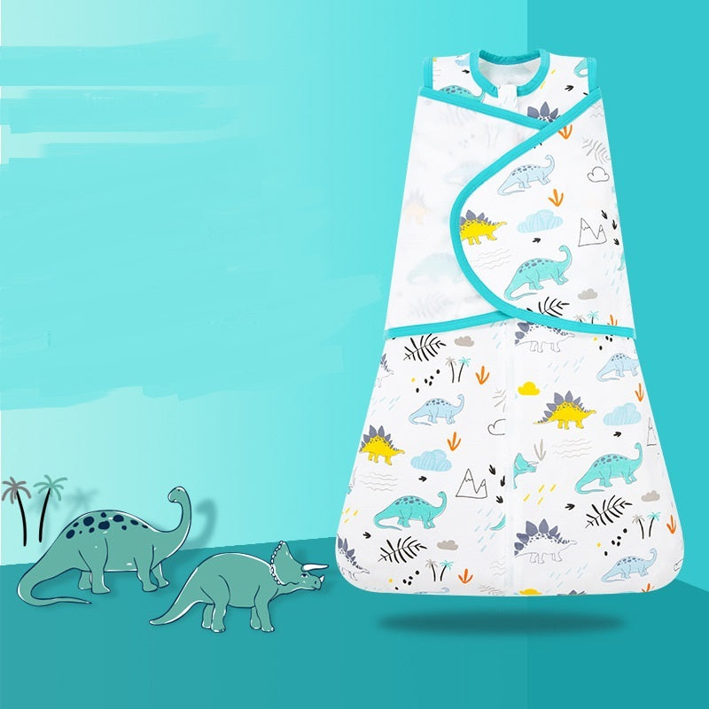 Cozy and Protective: Newborn Baby Anti-shock Cotton Sleeping Bag for Spring and Autumn