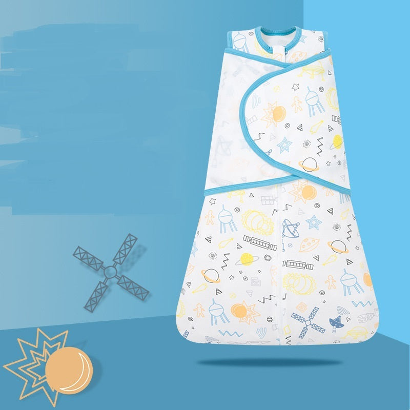 Cozy and Protective: Newborn Baby Anti-shock Cotton Sleeping Bag for Spring and Autumn