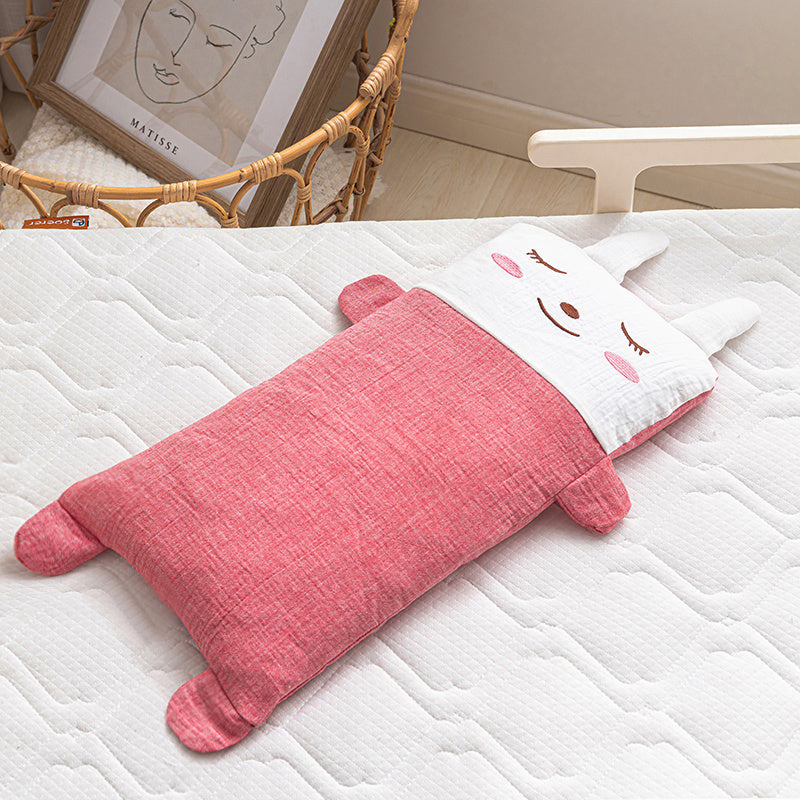 Optimal Comfort for Every Season: Children's Pillow - Breathable Baby Buckwheat Pillow for Newborns and Beyond