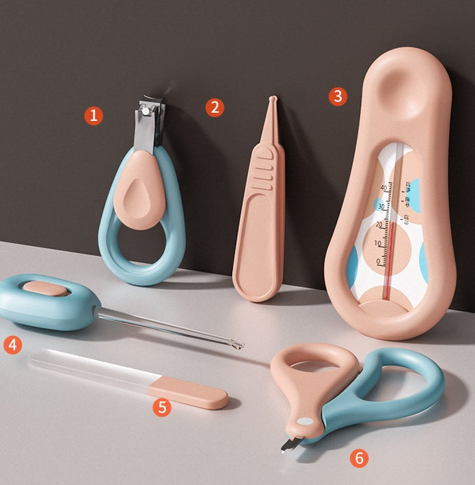 Baby Nail Care Essential: Six-Piece Nail Clipper Set