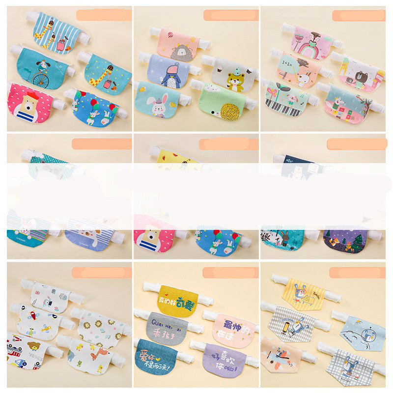 Baby Cotton Sweat-Absorbent Towel: Comfortable Sweat Towel Pad for Baby's Back