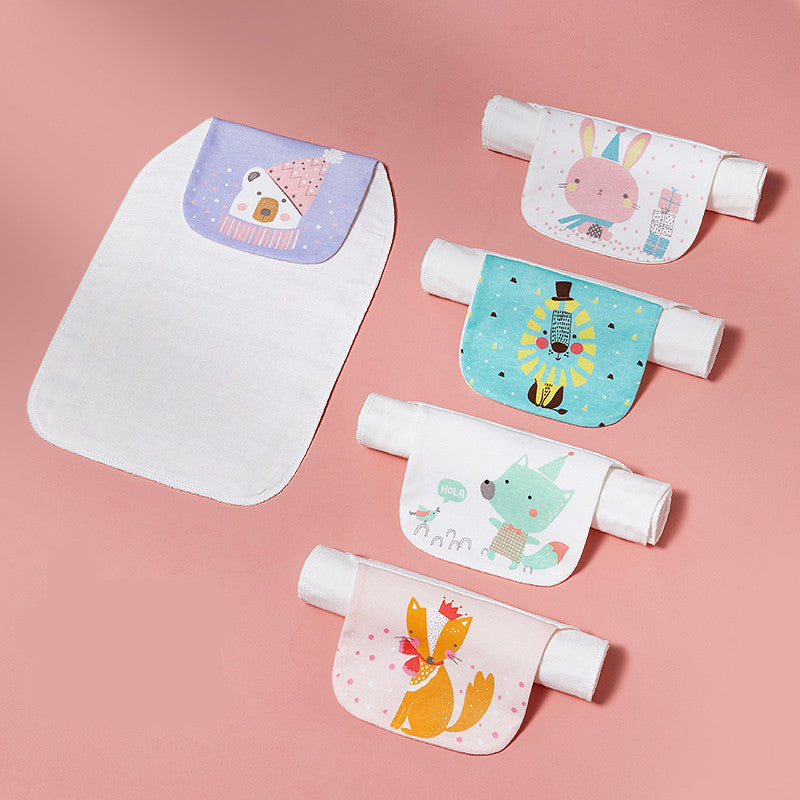 Baby Cotton Sweat-Absorbent Towel: Comfortable Sweat Towel Pad for Baby's Back