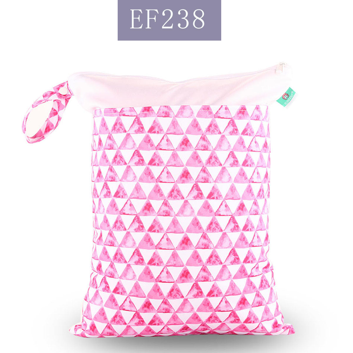 Stay Organized On-the-Go: Double Zipper Stitching Cloth Diaper Bag - Essential Baby Diaper Storage Solution