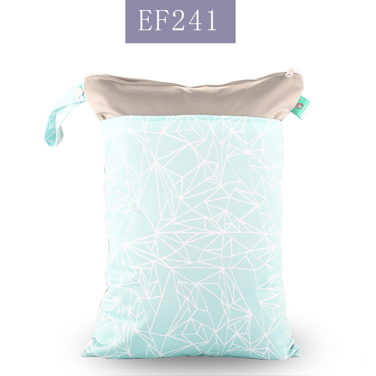 Stay Organized On-the-Go: Double Zipper Stitching Cloth Diaper Bag - Essential Baby Diaper Storage Solution