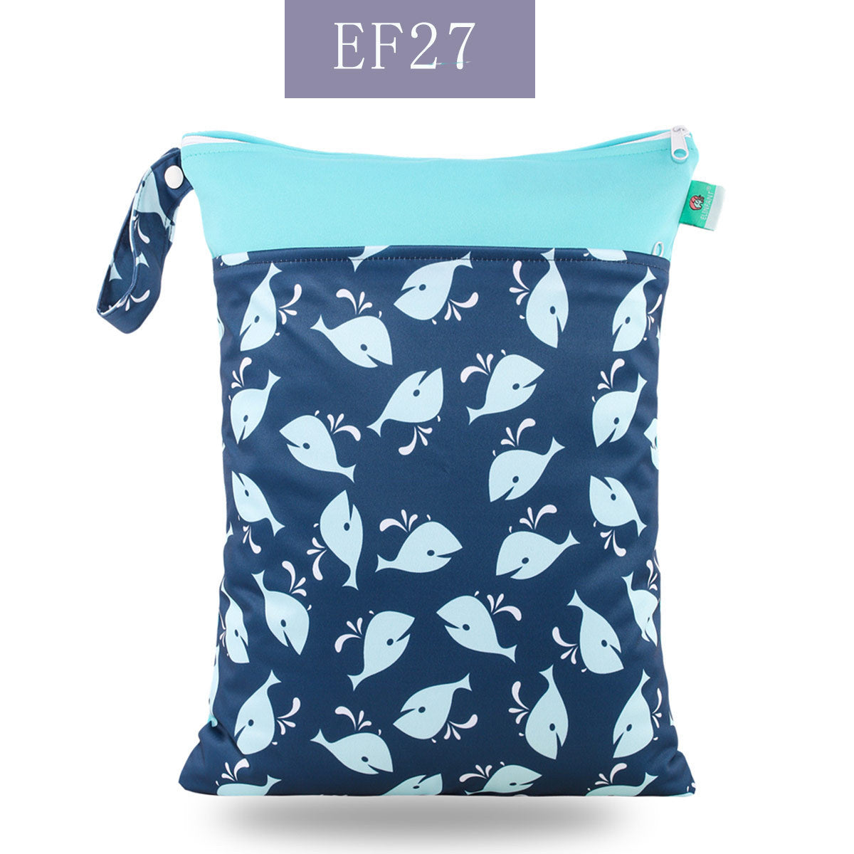 Stay Organized On-the-Go: Double Zipper Stitching Cloth Diaper Bag - Essential Baby Diaper Storage Solution