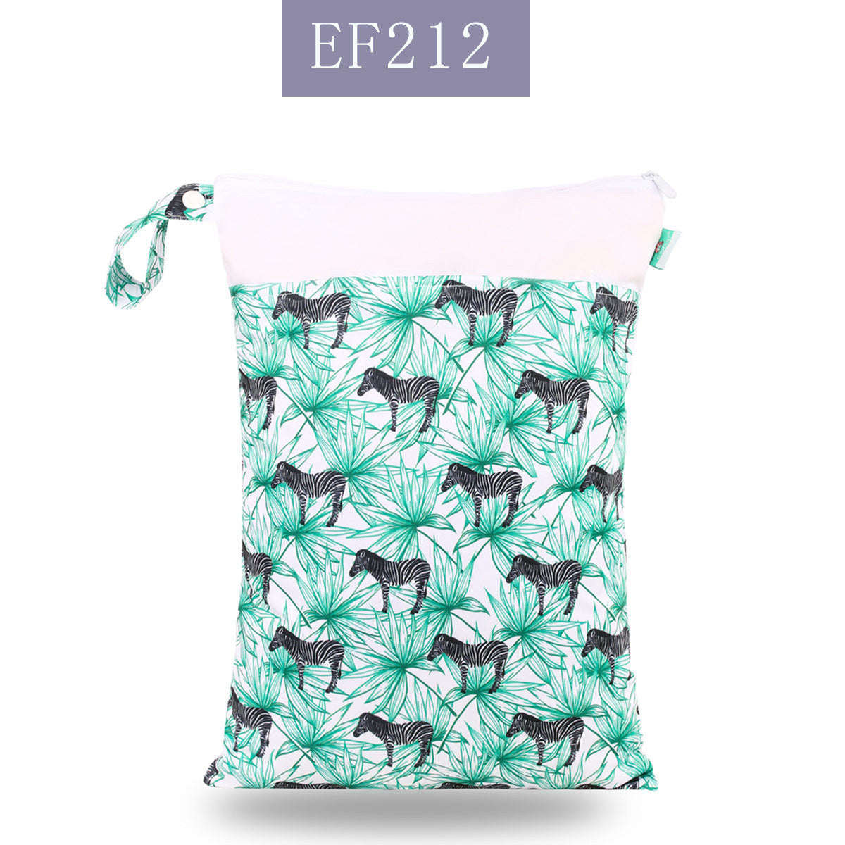 Stay Organized On-the-Go: Double Zipper Stitching Cloth Diaper Bag - Essential Baby Diaper Storage Solution