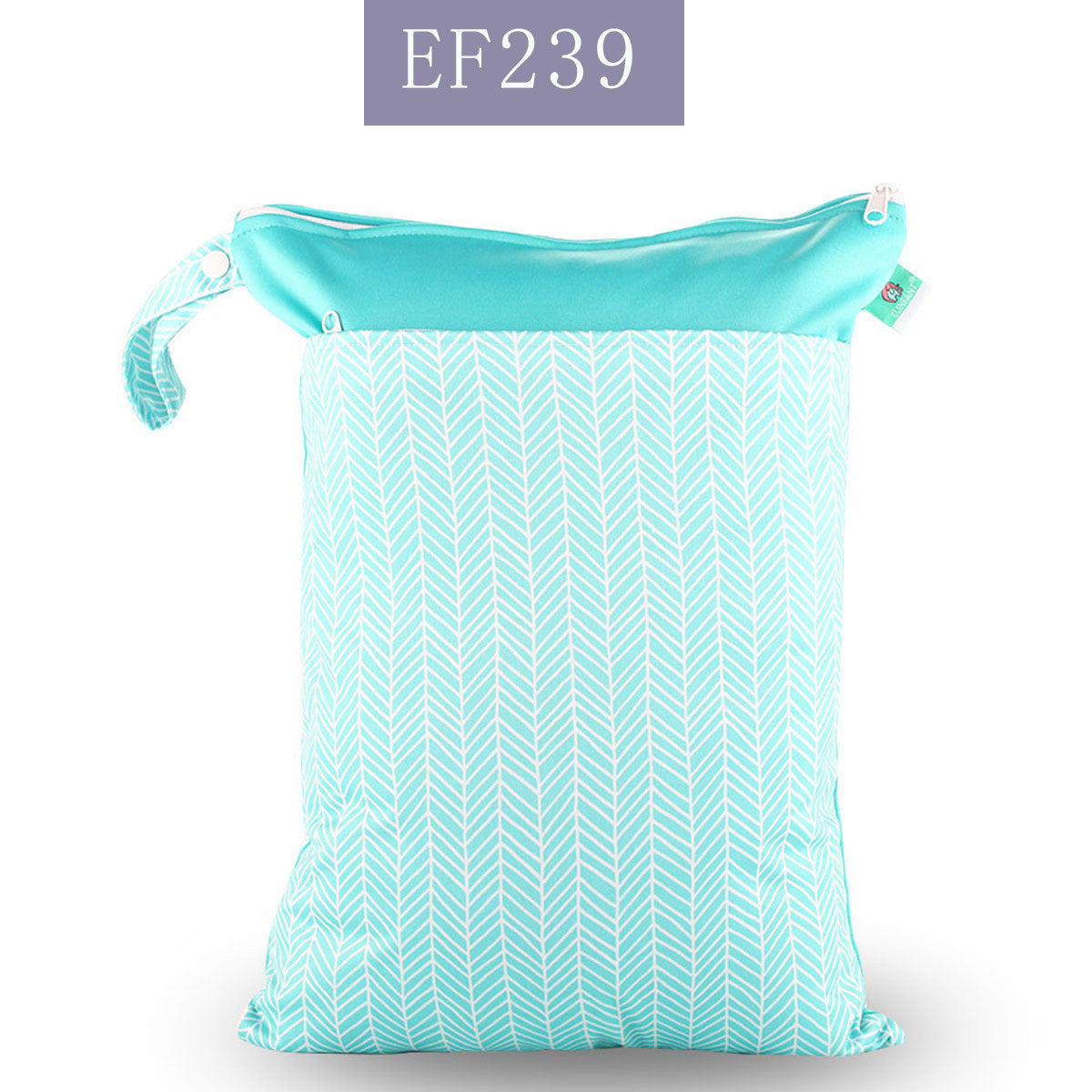 Stay Organized On-the-Go: Double Zipper Stitching Cloth Diaper Bag - Essential Baby Diaper Storage Solution