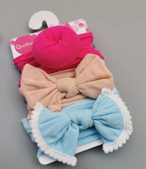 Stylish and Comfortable: Bowknot Elastic Nylon Baby Hair Band for Fashionable Decor