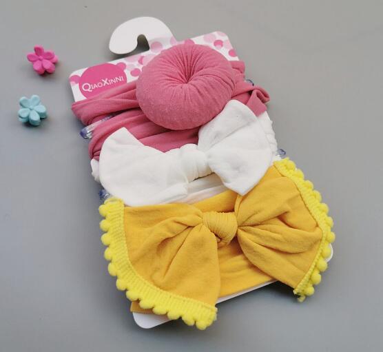 Stylish and Comfortable: Bowknot Elastic Nylon Baby Hair Band for Fashionable Decor