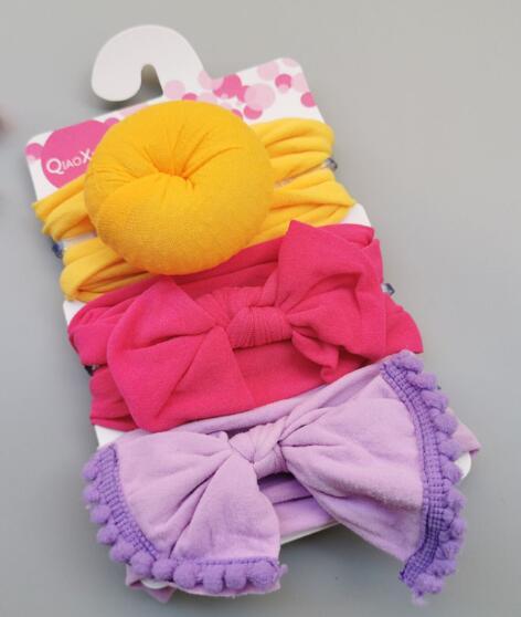 Stylish and Comfortable: Bowknot Elastic Nylon Baby Hair Band for Fashionable Decor
