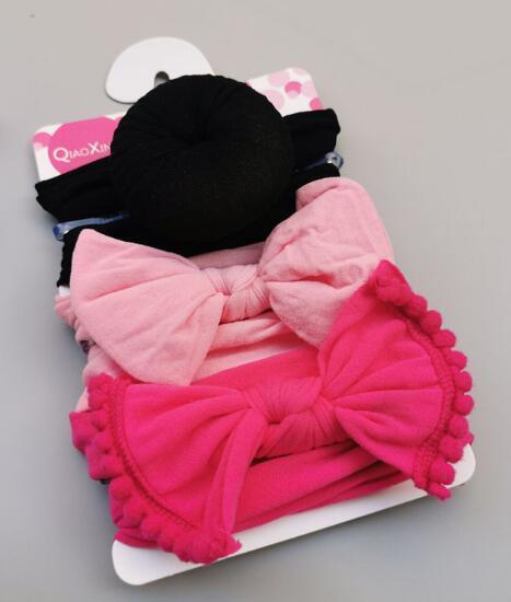Stylish and Comfortable: Bowknot Elastic Nylon Baby Hair Band for Fashionable Decor