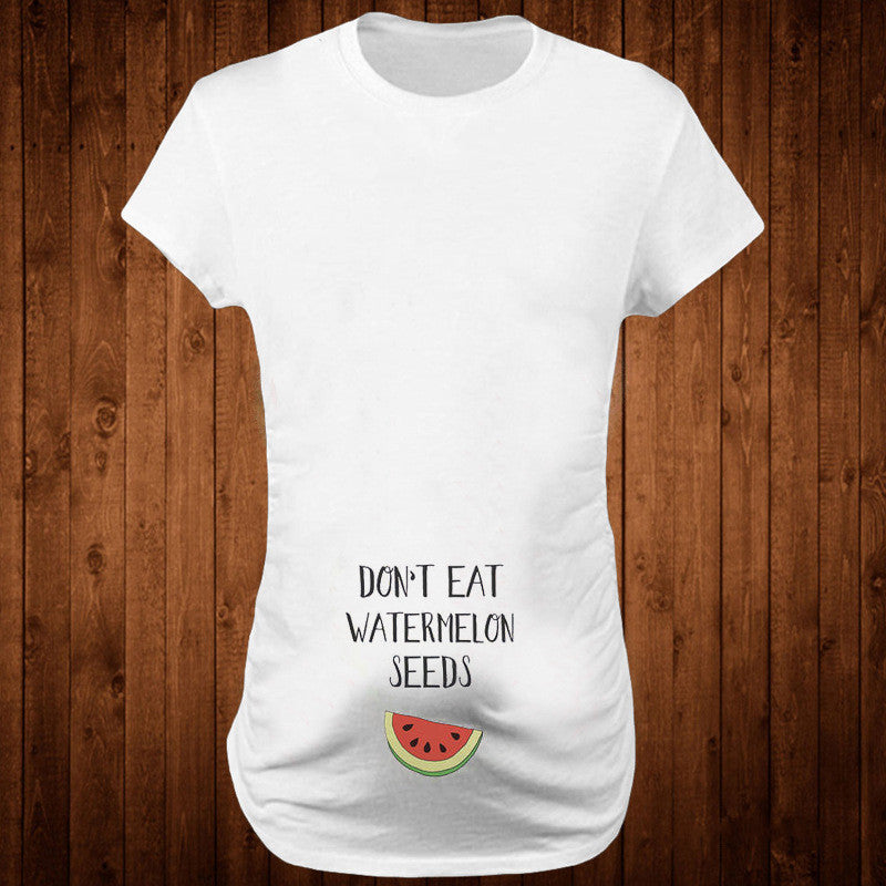 Printed Maternity Shirts - Slim Fit Pregnancy Tops for Women
