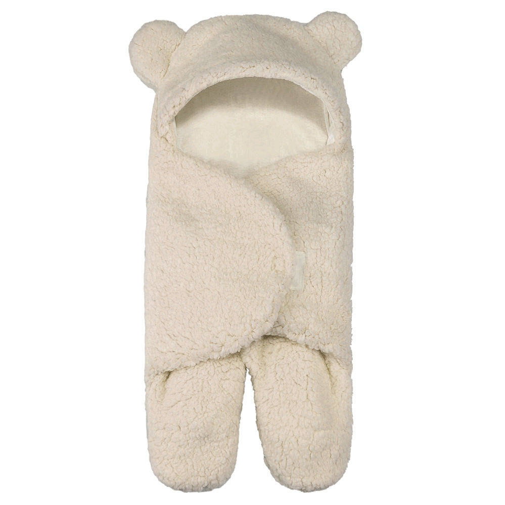 Lamb Plush Sleeping Bag | Cozy Newborn Baby Swaddling Quilt