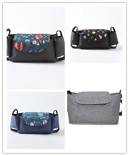 Multifunction Baby Stroller Bag Organizer - Maternity Nappy Bag with Stroller Accessories & Cup Holders - Ideal Stroller Bag