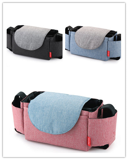 Multifunction Baby Stroller Bag Organizer - Maternity Nappy Bag with Stroller Accessories & Cup Holders - Ideal Stroller Bag