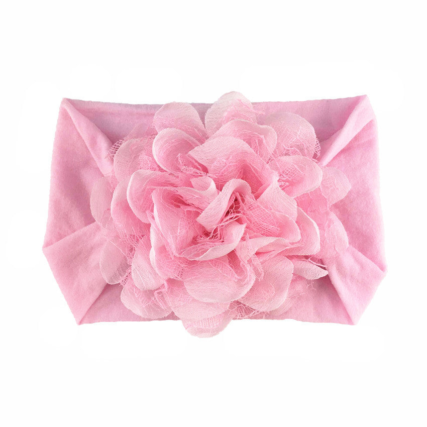 Adorn Your Little One with Elegance: Chiffon Mesh Flower Baby Headdress Headband in Various Styles and Colors