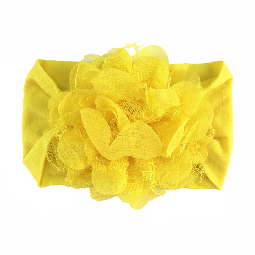 Adorn Your Little One with Elegance: Chiffon Mesh Flower Baby Headdress Headband in Various Styles and Colors
