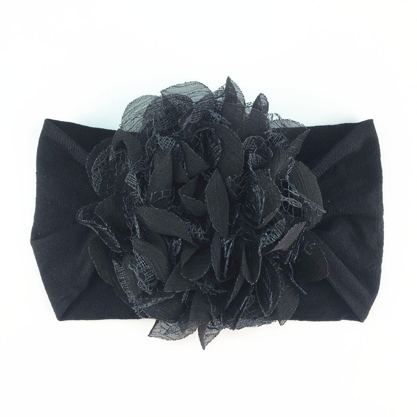 Adorn Your Little One with Elegance: Chiffon Mesh Flower Baby Headdress Headband in Various Styles and Colors