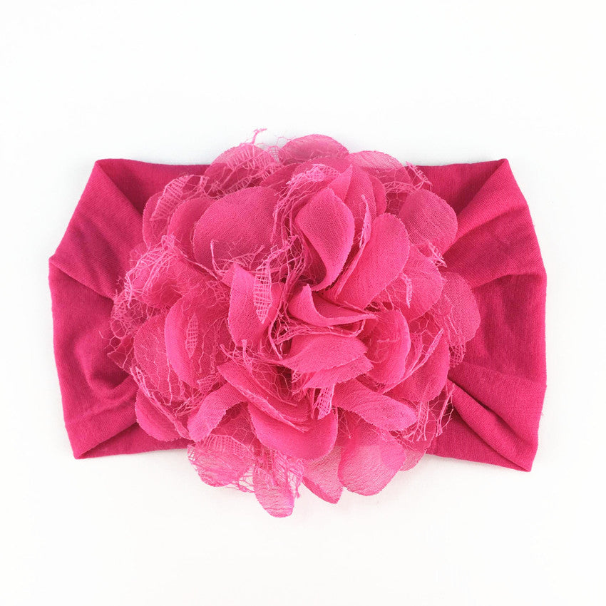 Adorn Your Little One with Elegance: Chiffon Mesh Flower Baby Headdress Headband in Various Styles and Colors