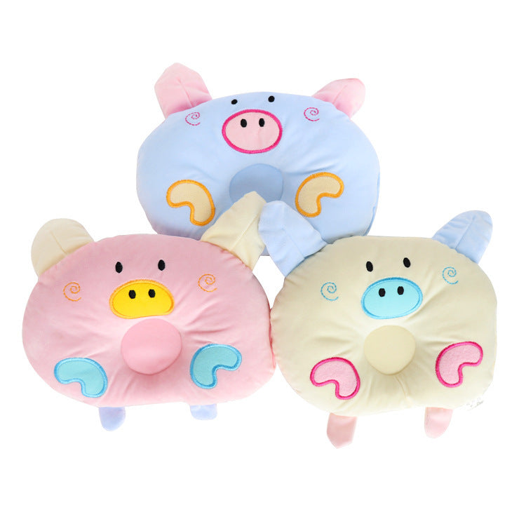 Elephant Baby Flat Head Sleeping Positioner: Support Cushion Pillow