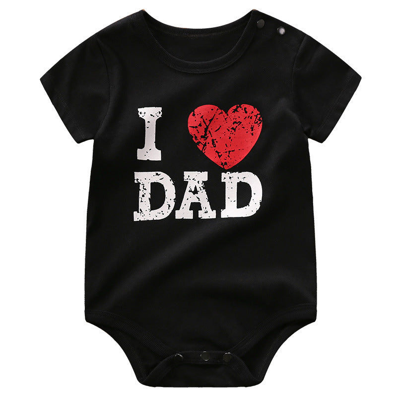 Adorable Short Sleeve Triangle Romper: Perfect for Your Little One