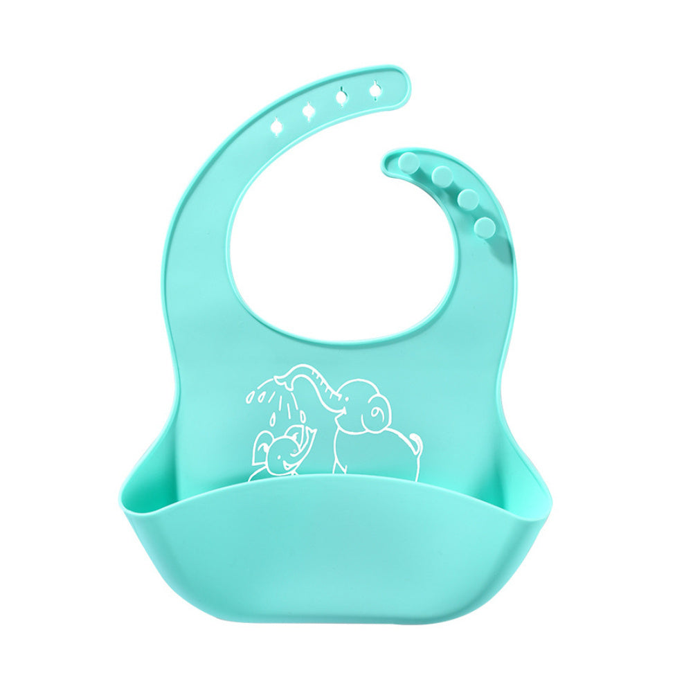 Baby Food Bib | Silicone Saliva Bag for Mess-Free Meals