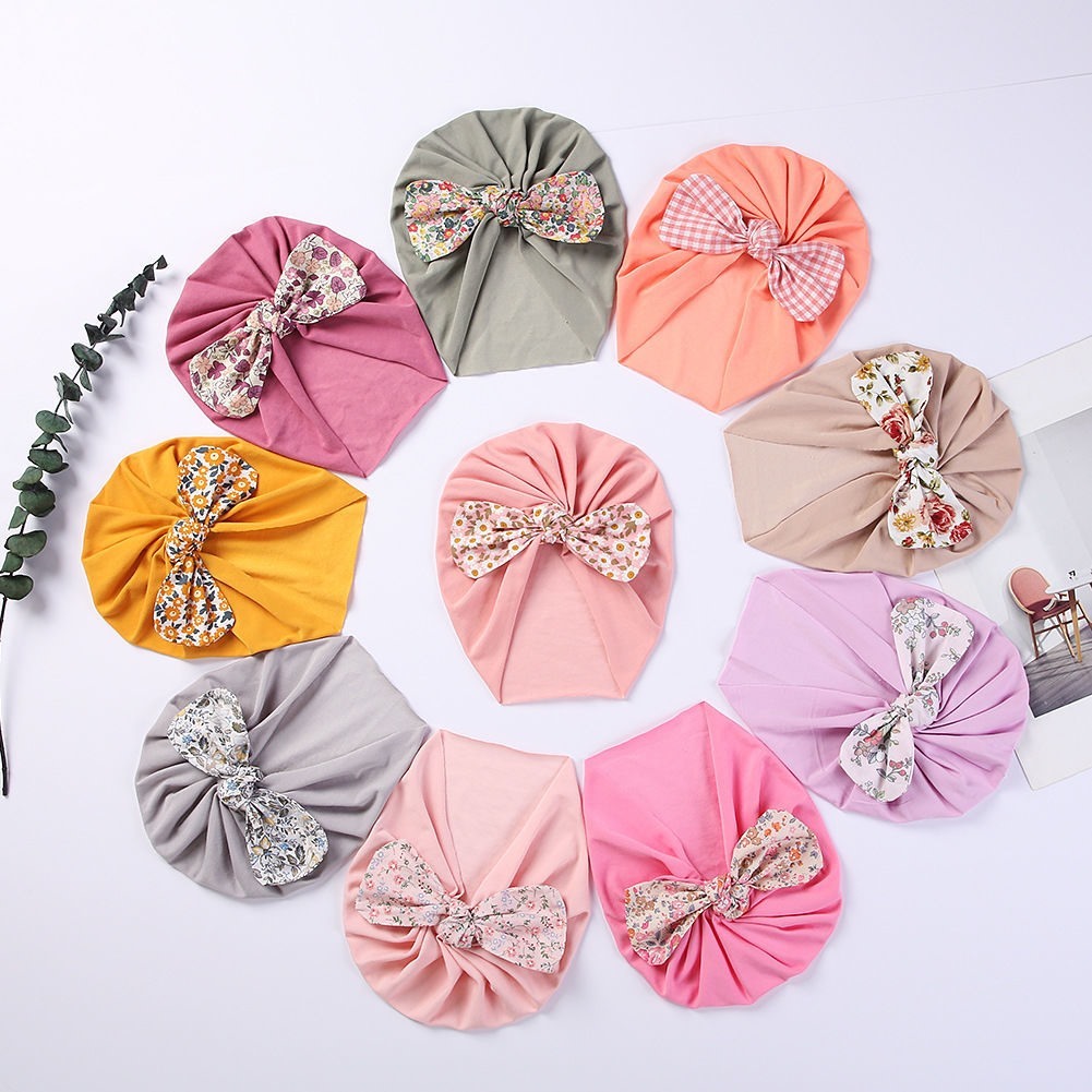 Chic and Cozy Bow-Knot Tie Thickened Warm Boneless Hat