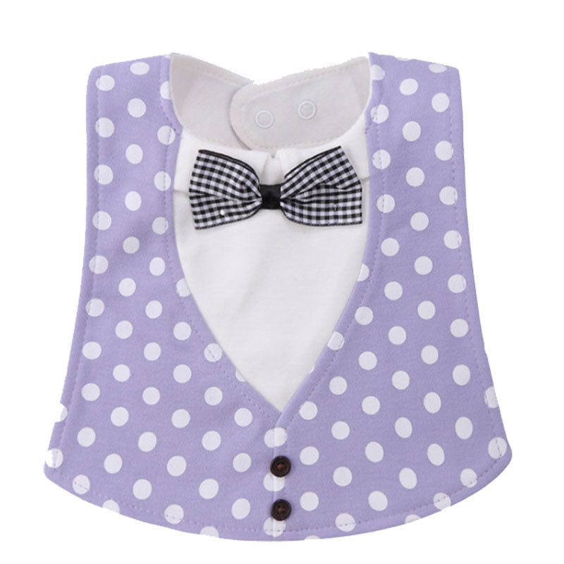 Chic Gentleman Style Waterproof Baby Bib: Novelty Infant Burp Cloths for Newborns & Toddlers